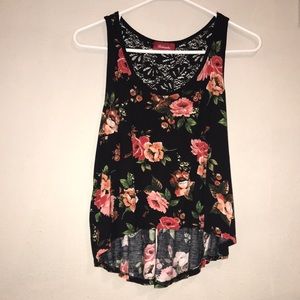 Floral tank top